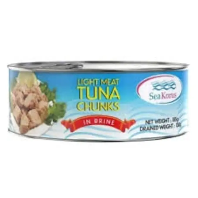 Sea Korus Light Meat Tuna Chunks In Brine 185ml